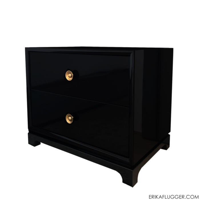Anaís _nightstands_handmade_in_NYC_designed_by_Erika_Flugger_high_gloss_black_lacquered